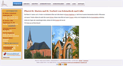 Desktop Screenshot of kath-kirche-schoenebeck-calbe.de