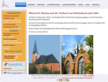 Tablet Screenshot of kath-kirche-schoenebeck-calbe.de
